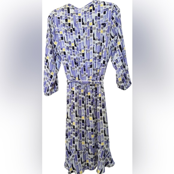 White House Black Market Abstract Midi Dress - Picture 2 of 5